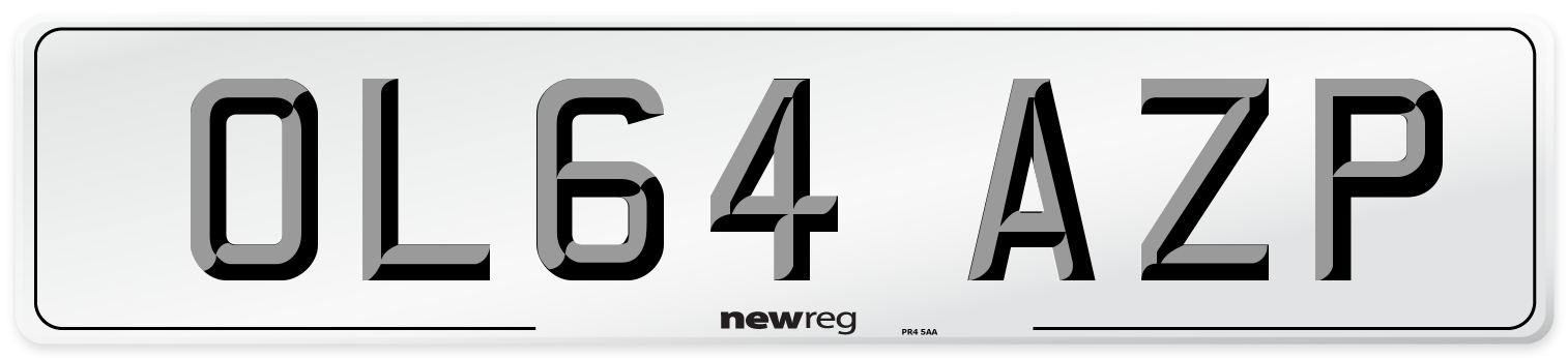 OL64 AZP Number Plate from New Reg